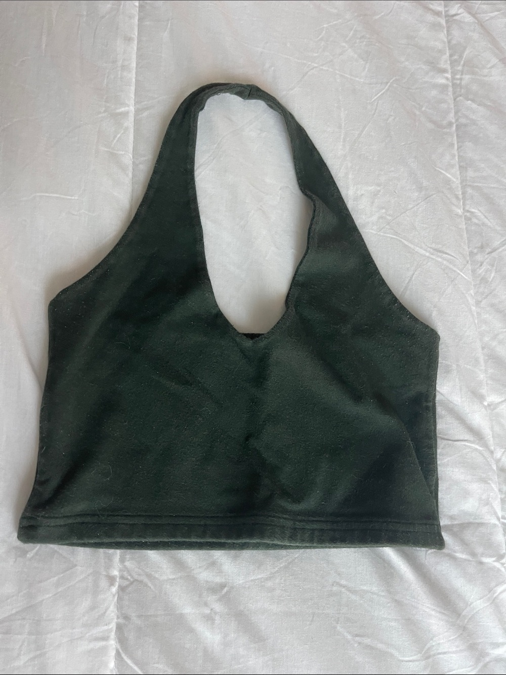 Brandy Melville halter top dark green